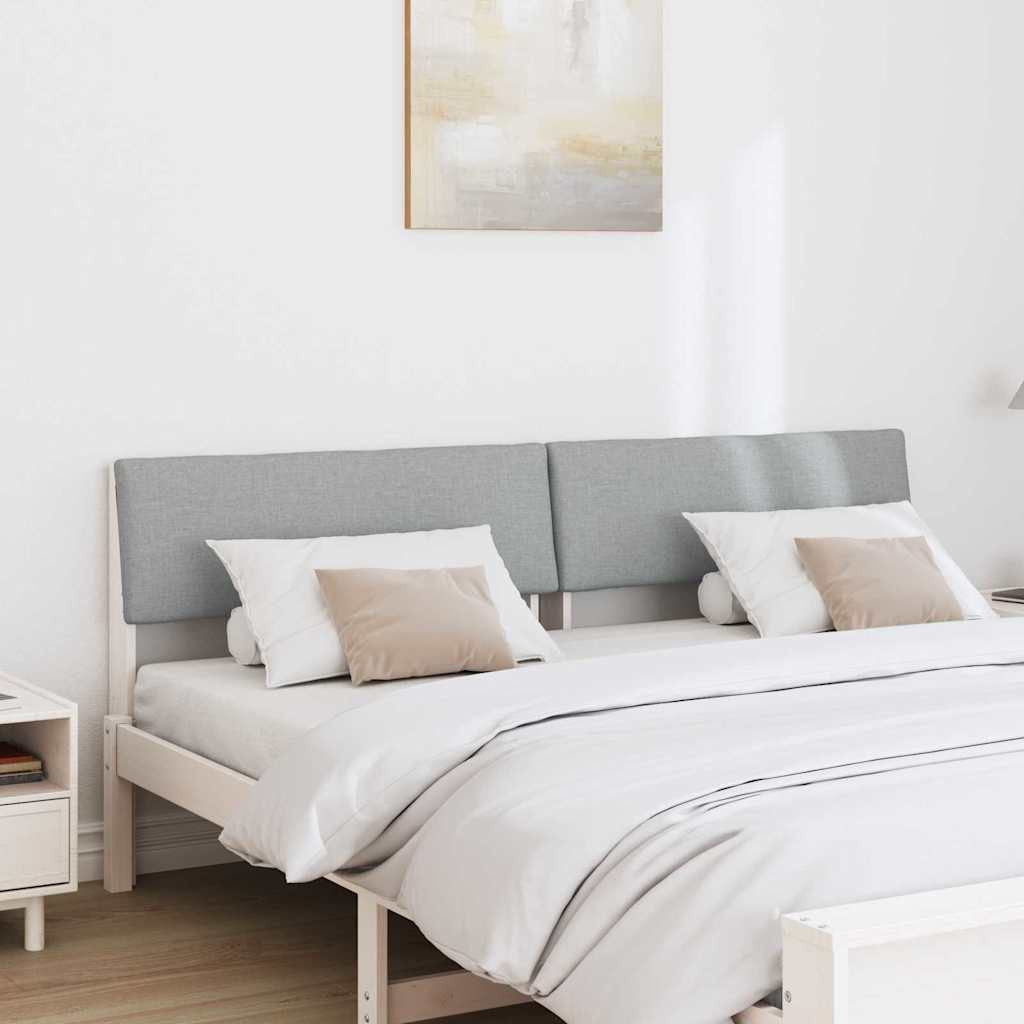 Ταπετσαρισμένο κεφαλάρι Ανοιχτό γκρι 180 cm