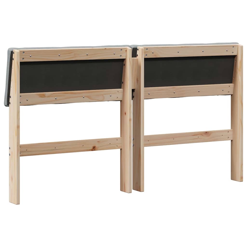 Ταπετσαρισμένο κεφαλάρι Ανοιχτό γκρι 160 cm