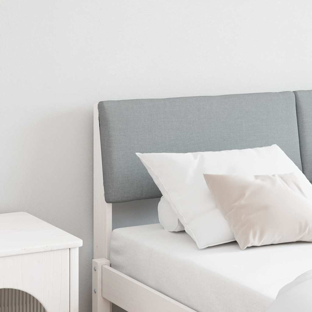 Ταπετσαρισμένο κεφαλάρι Ανοιχτό γκρι 150 cm
