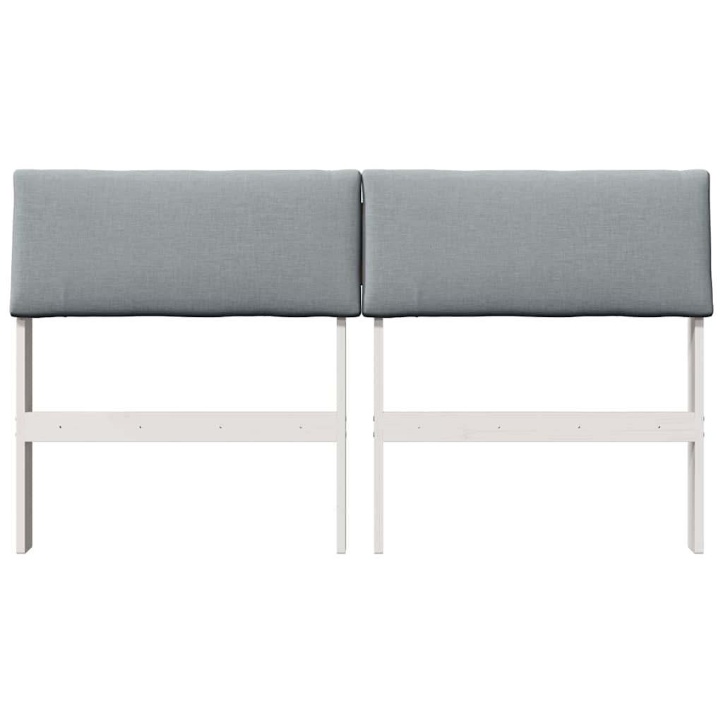 Ταπετσαρισμένο κεφαλάρι Ανοιχτό γκρι 135 cm