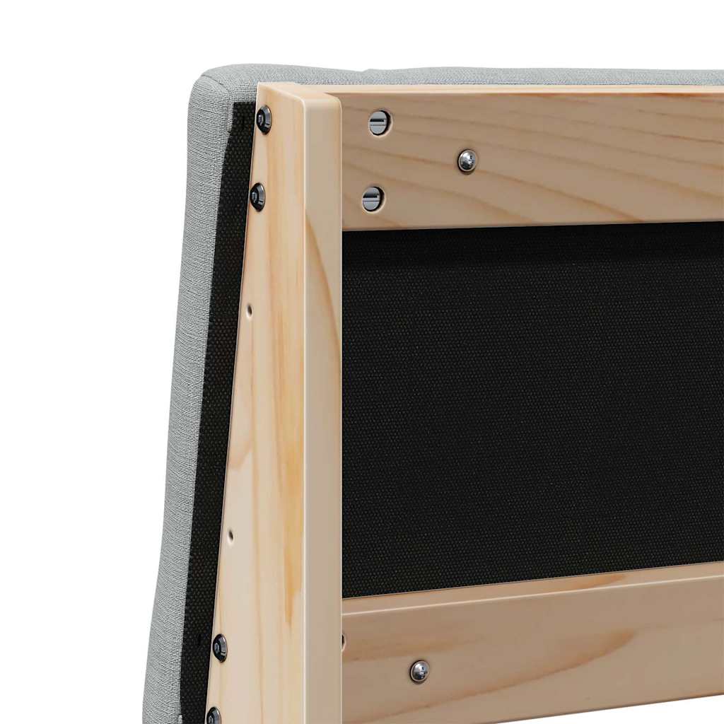 Ταπετσαρισμένο κεφαλάρι Ανοιχτό γκρι 120 cm