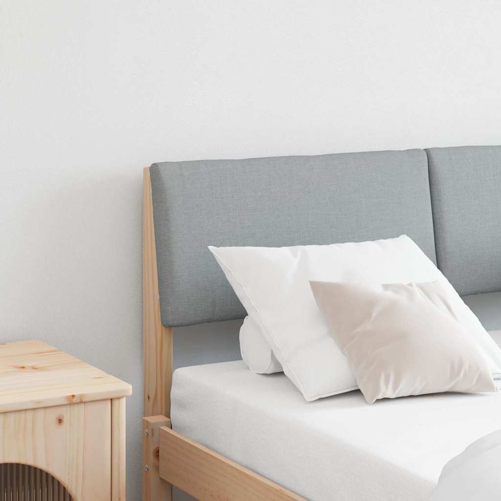 Ταπετσαρισμένο κεφαλάρι Ανοιχτό γκρι 120 cm