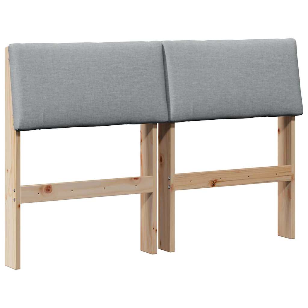 Ταπετσαρισμένο κεφαλάρι Ανοιχτό γκρι 120 cm