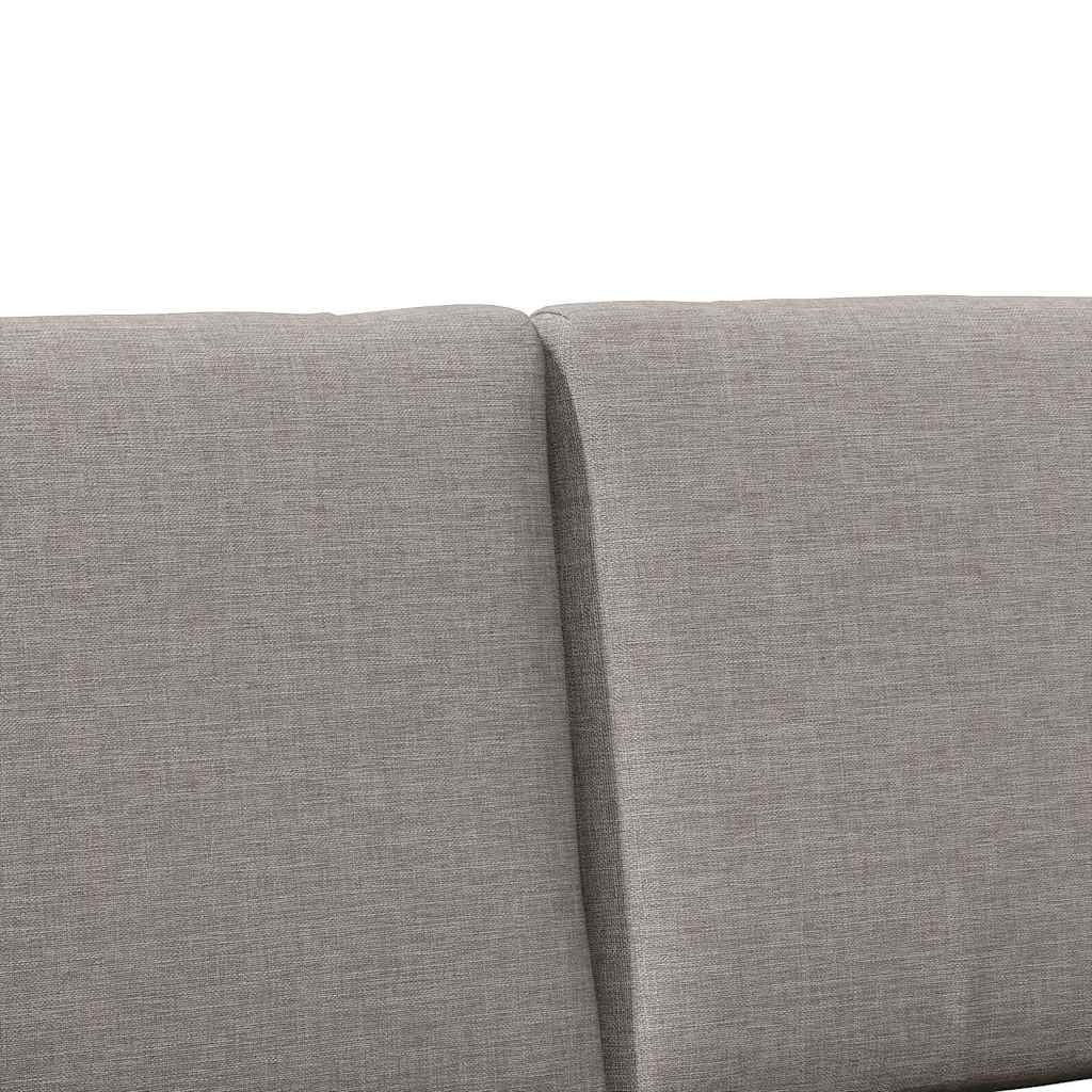 Ταπετσαρισμένο κεφαλάρι Taupe 120 cm Στερεά ξυλεία πεύκου