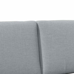 Ταπετσαρισμένο κεφαλάρι Ανοιχτό γκρι 120 cm