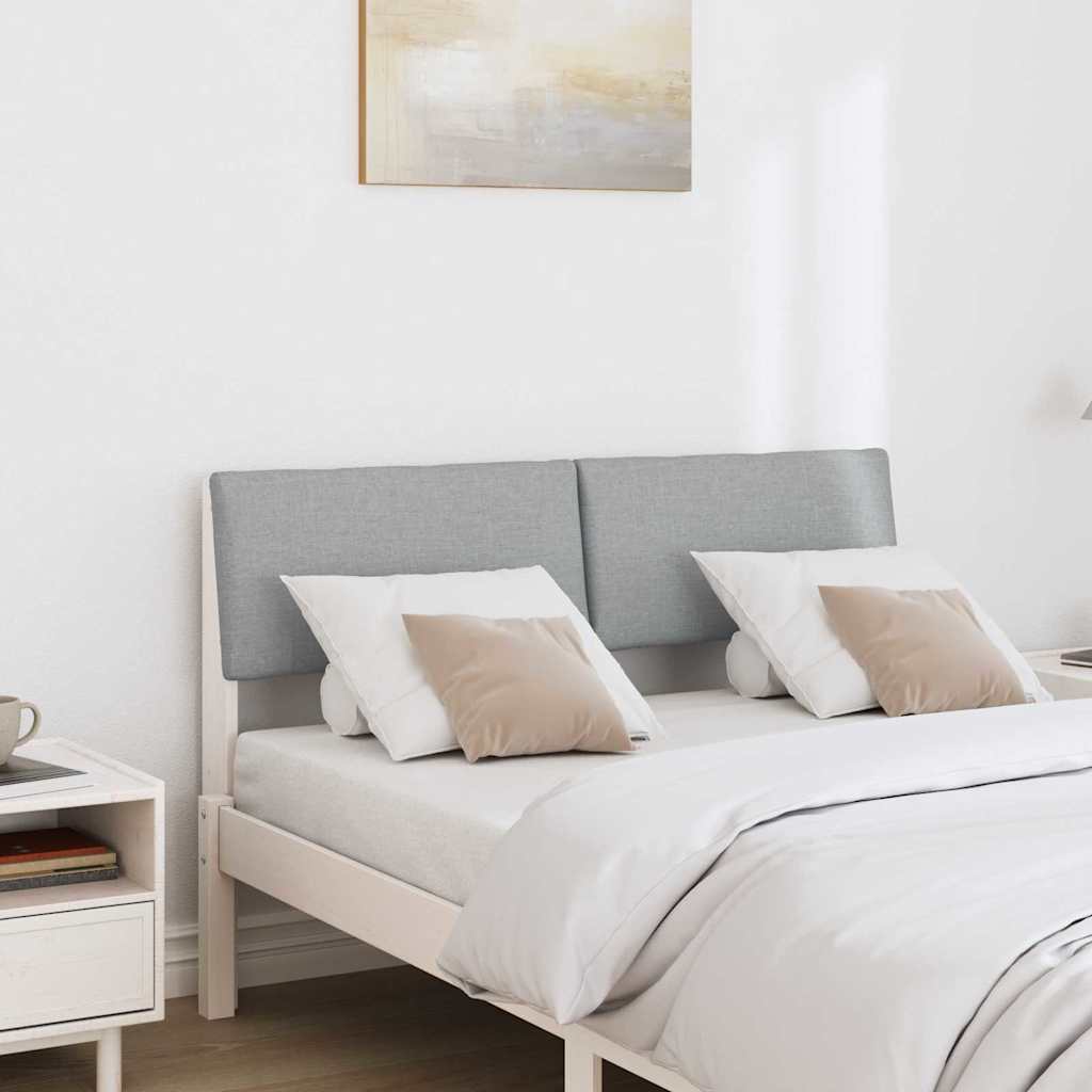 Ταπετσαρισμένο κεφαλάρι Ανοιχτό γκρι 120 cm