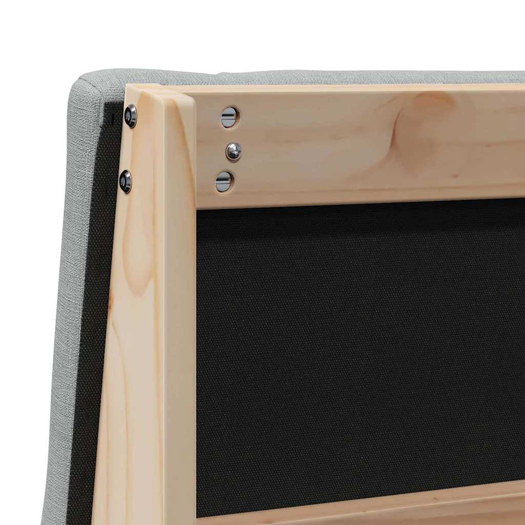 Ταπετσαρισμένο κεφαλάρι Ανοιχτό γκρι 100 cm