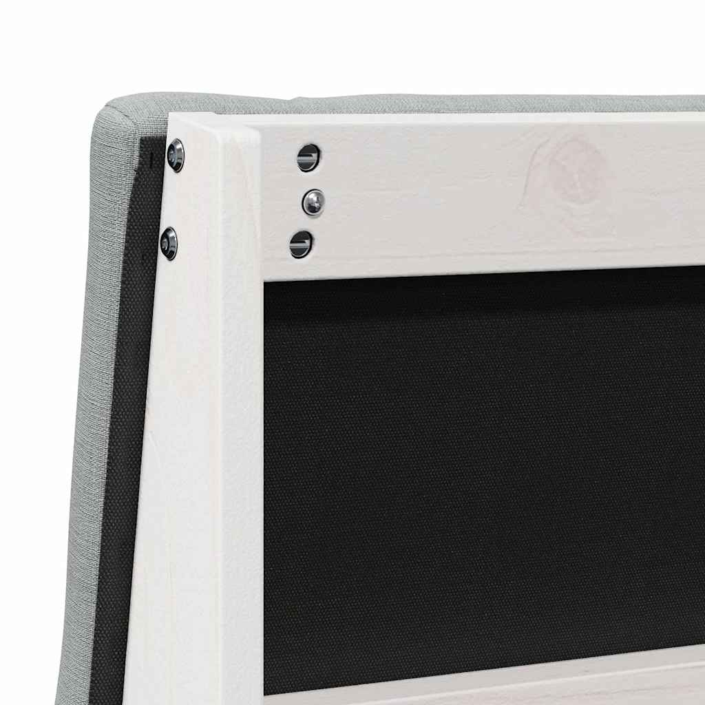 Ταπετσαρισμένο κεφαλάρι Ανοιχτό γκρι 100 cm