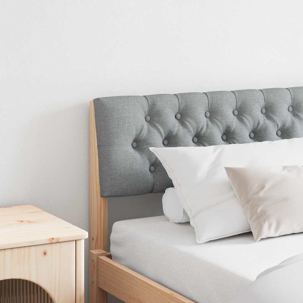 Ταπετσαρισμένο κεφαλάρι Ανοιχτό γκρι 200 cm