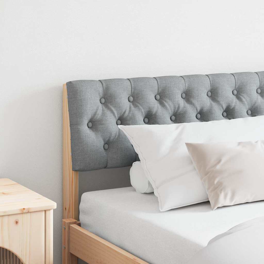 Ταπετσαρισμένο κεφαλάρι Ανοιχτό γκρι 180 cm
