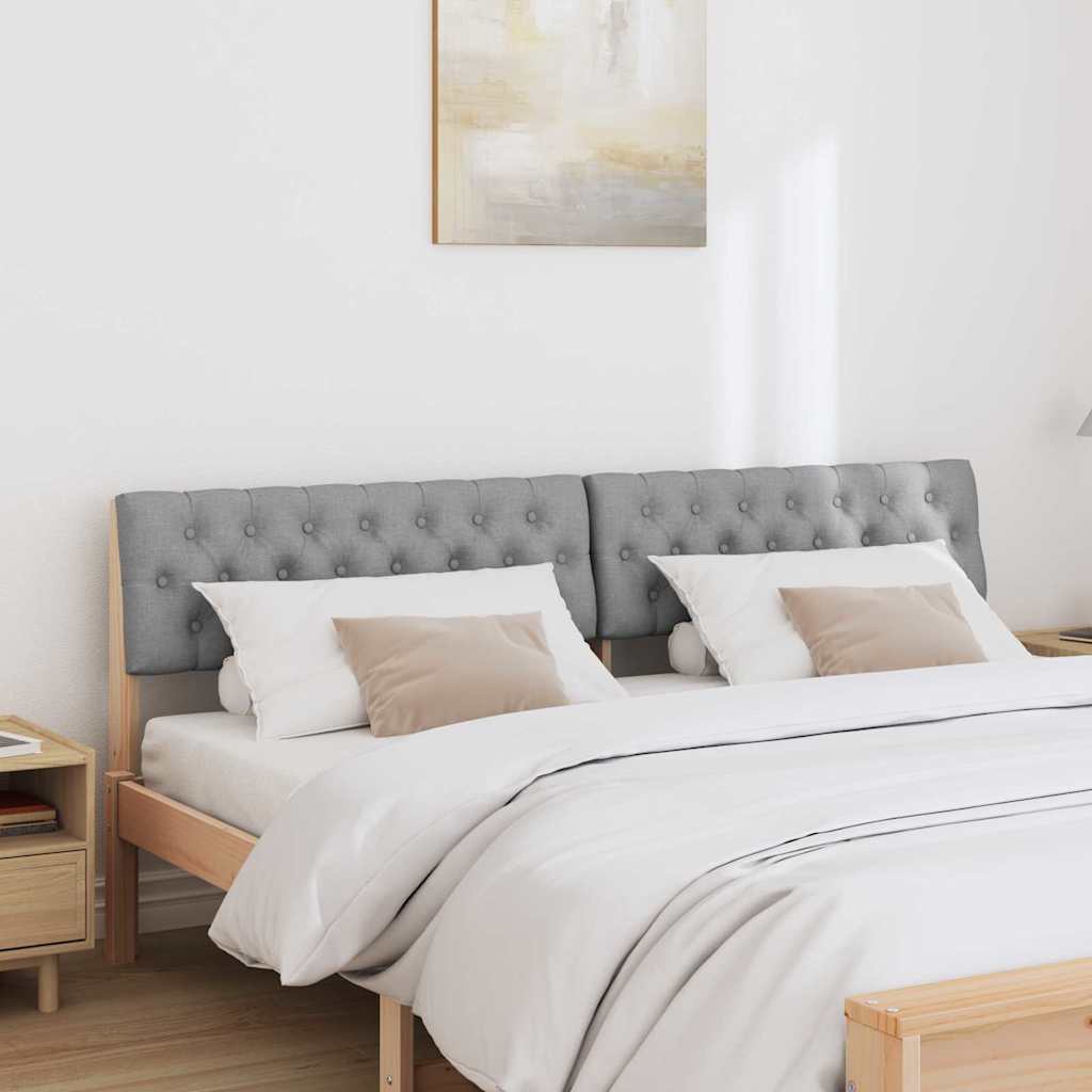 Ταπετσαρισμένο κεφαλάρι Ανοιχτό γκρι 180 cm