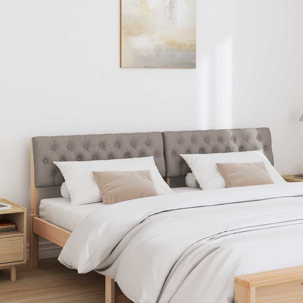 Ταπετσαρισμένο κεφαλάρι Taupe 180 cm Στερεά ξυλεία πεύκου