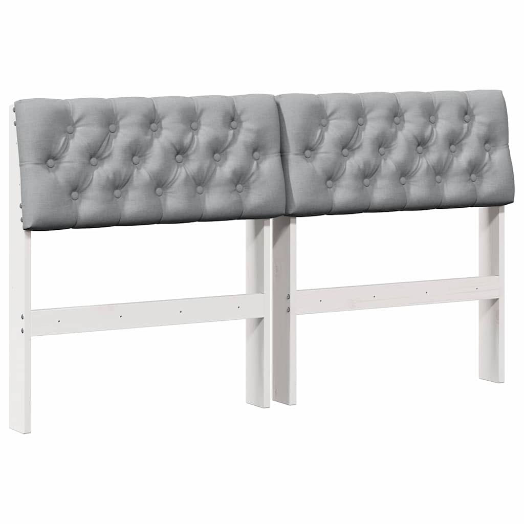 Ταπετσαρισμένο κεφαλάρι Ανοιχτό γκρι 160 cm