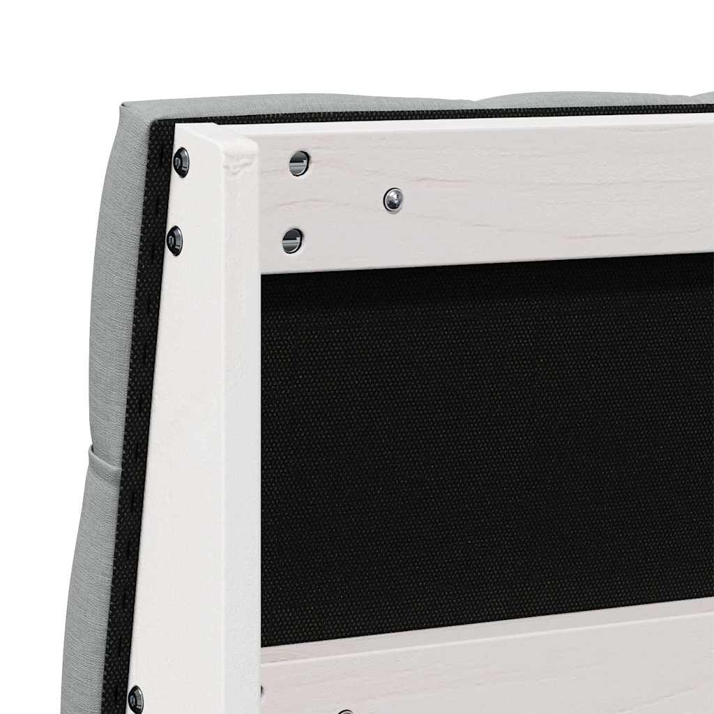 Ταπετσαρισμένο κεφαλάρι Ανοιχτό γκρι 150 cm