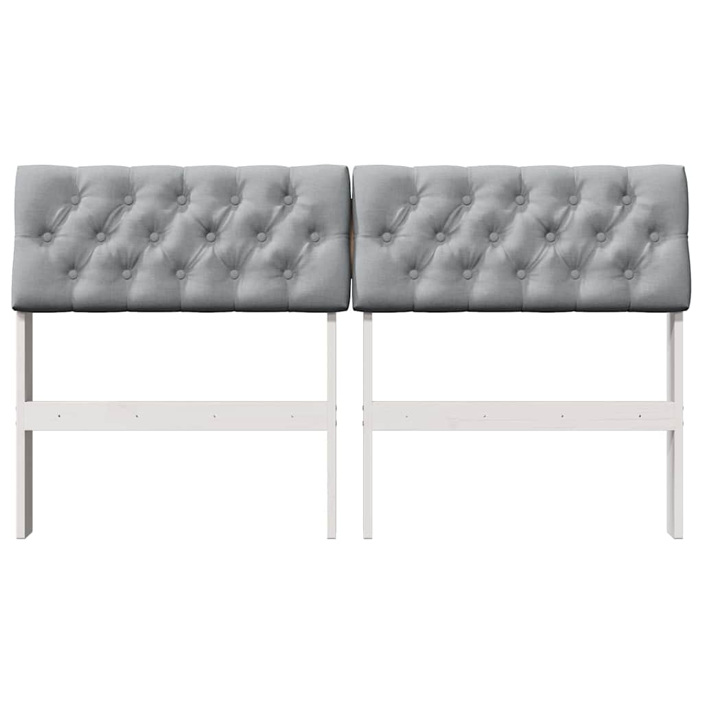 Ταπετσαρισμένο κεφαλάρι Ανοιχτό γκρι 140 cm