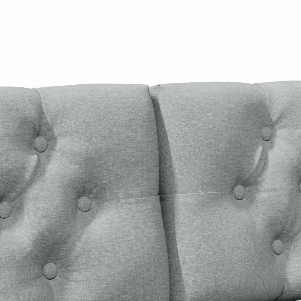 Ταπετσαρισμένο κεφαλάρι Ανοιχτό γκρι 120 cm