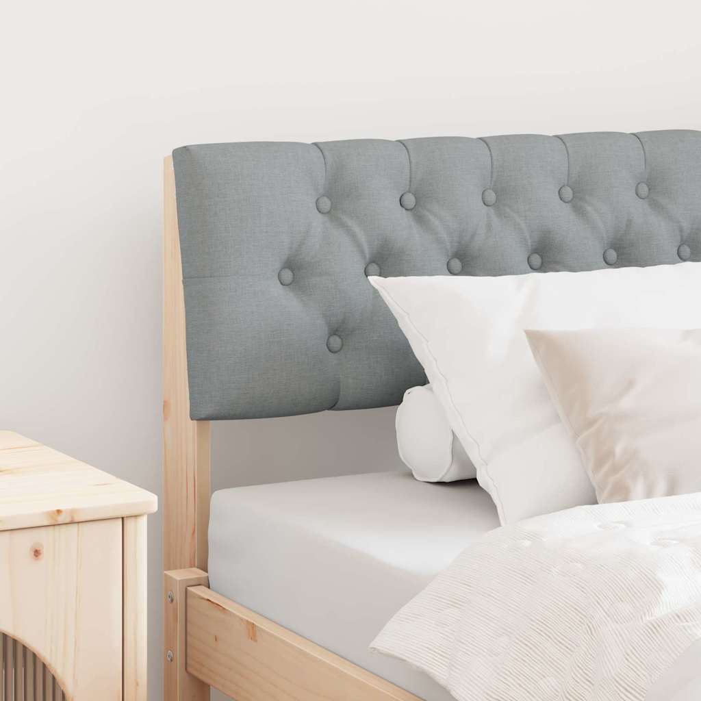 Ταπετσαρισμένο κεφαλάρι Ανοιχτό γκρι 100 cm