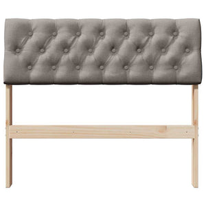 Ταπετσαρισμένο κεφαλάρι Taupe 90 cm Στερεά ξυλεία πεύκου