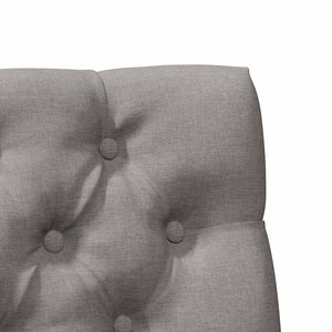 Ταπετσαρισμένο κεφαλάρι Taupe 80 cm Στερεά ξυλεία πεύκου