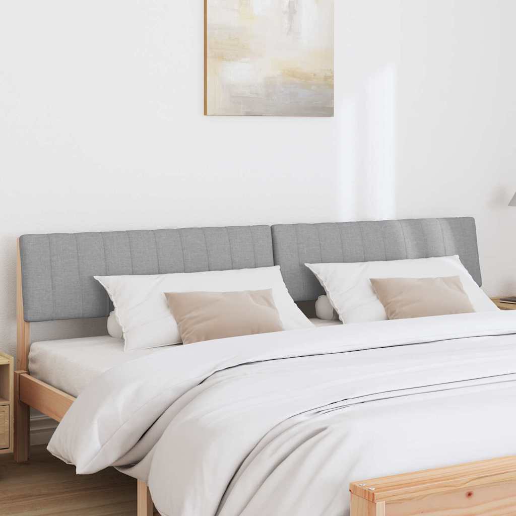 Ταπετσαρισμένο κεφαλάρι Ανοιχτό γκρι 200 cm