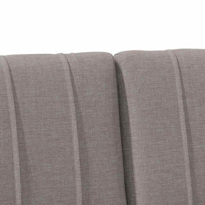 Ταπετσαρισμένο κεφαλάρι Taupe 200 cm Στερεά ξυλεία πεύκου