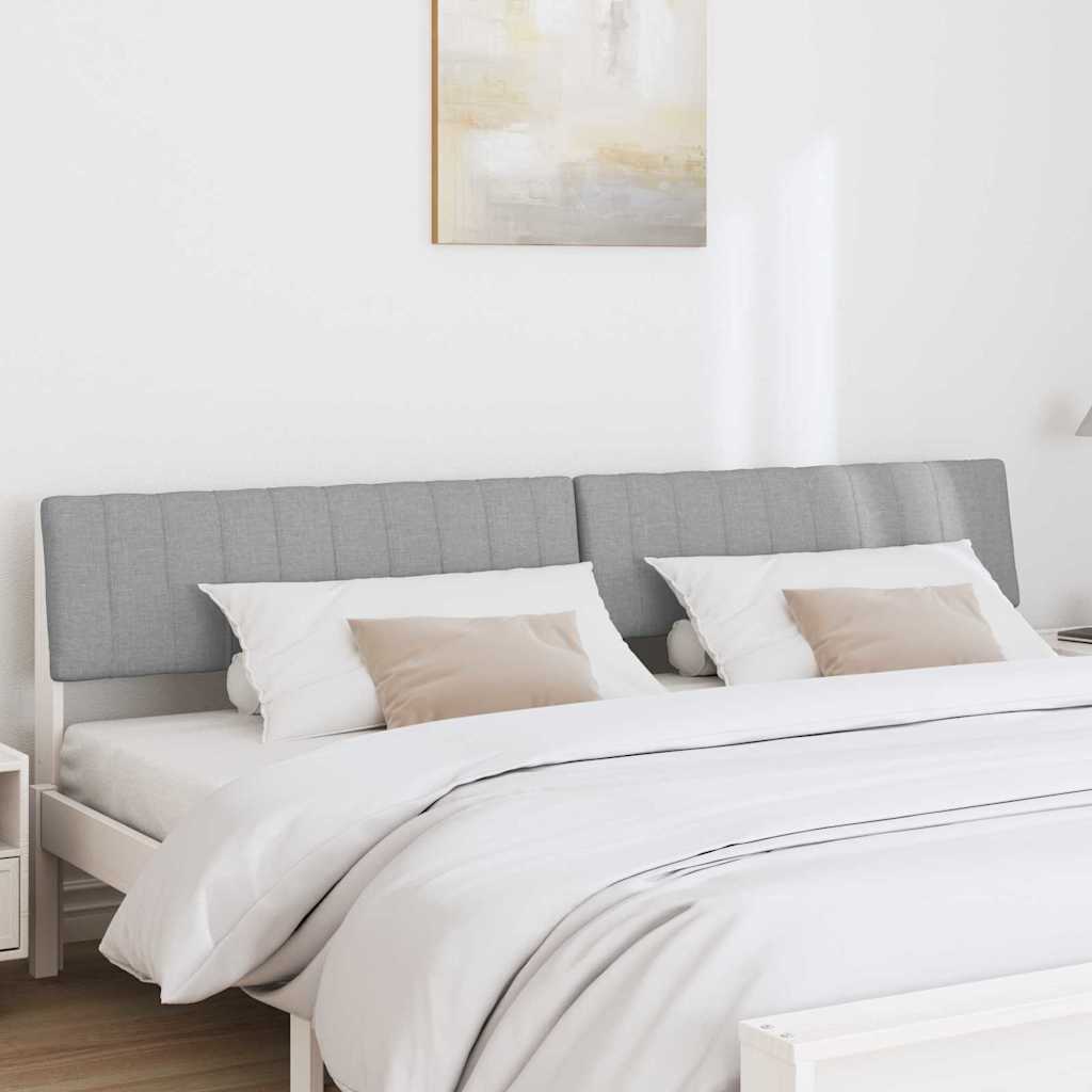 Ταπετσαρισμένο κεφαλάρι Ανοιχτό γκρι 200 cm