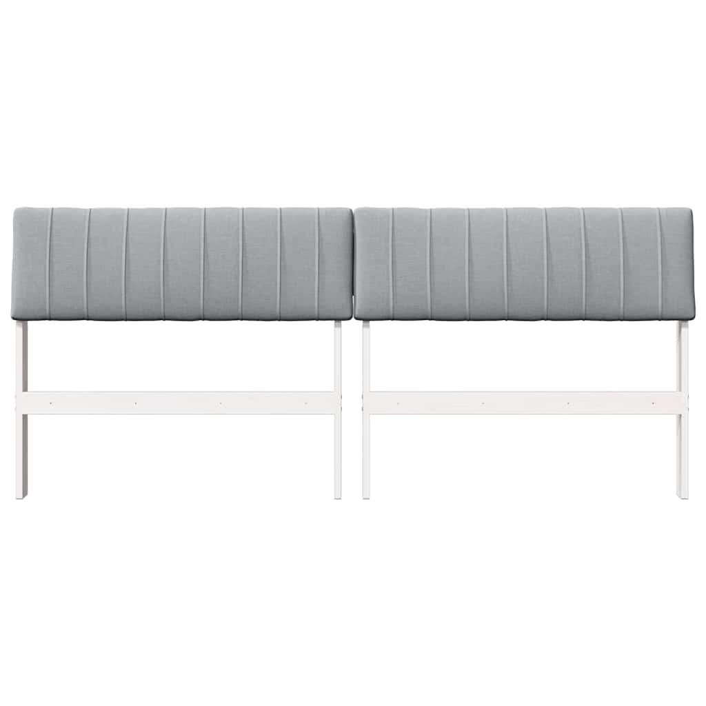 Ταπετσαρισμένο κεφαλάρι Ανοιχτό γκρι 180 cm