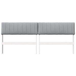 Ταπετσαρισμένο κεφαλάρι Ανοιχτό γκρι 180 cm