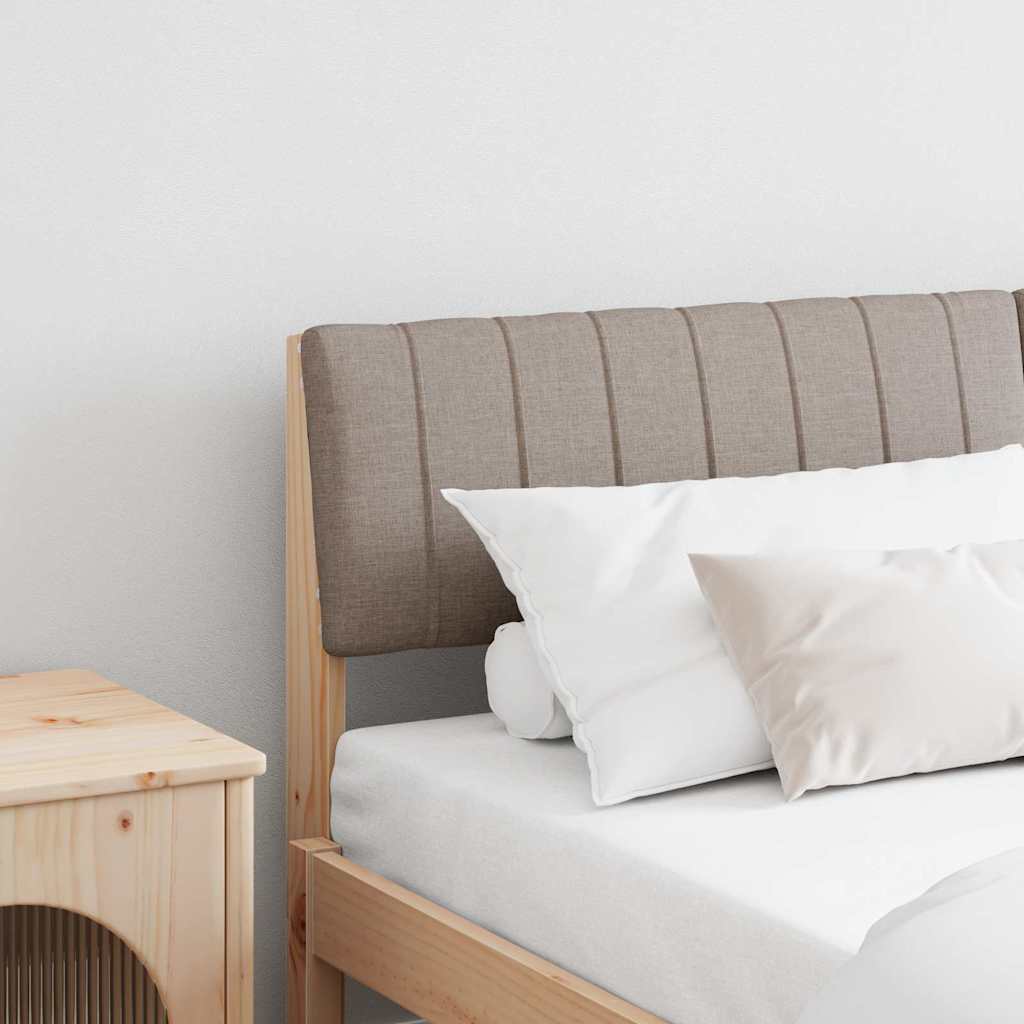 Ταπετσαρισμένο κεφαλάρι Taupe 160 cm Στερεά ξυλεία πεύκου