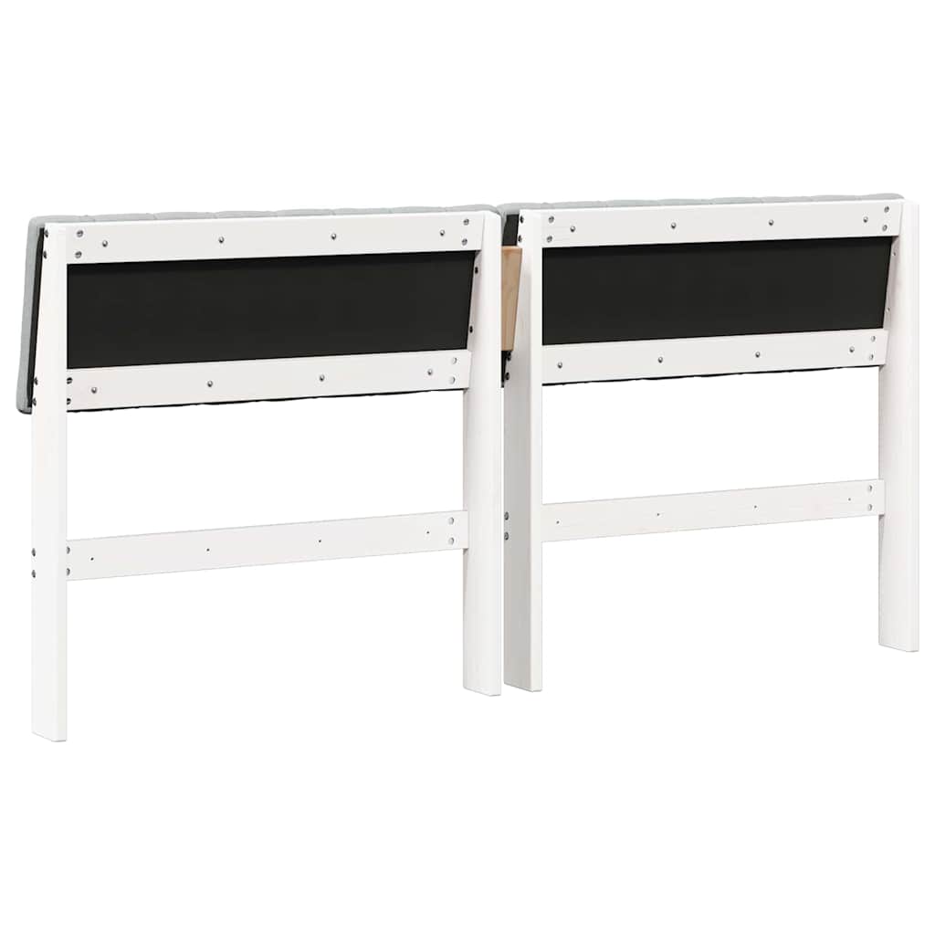 Ταπετσαρισμένο κεφαλάρι Ανοιχτό γκρι 160 cm