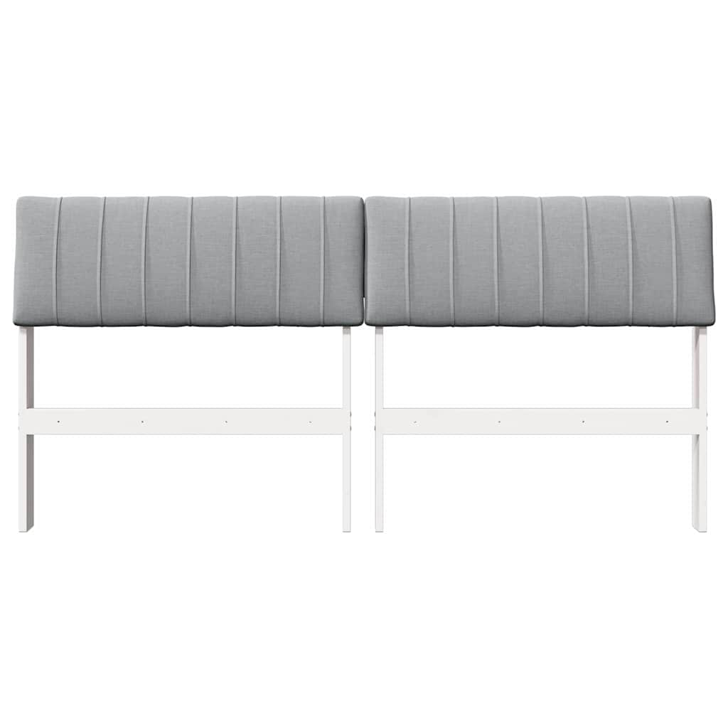 Ταπετσαρισμένο κεφαλάρι Ανοιχτό γκρι 160 cm