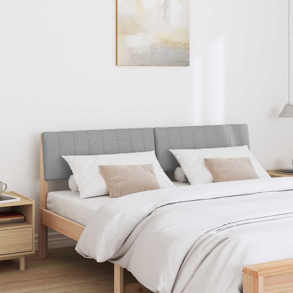 Ταπετσαρισμένο κεφαλάρι Ανοιχτό γκρι 150 cm