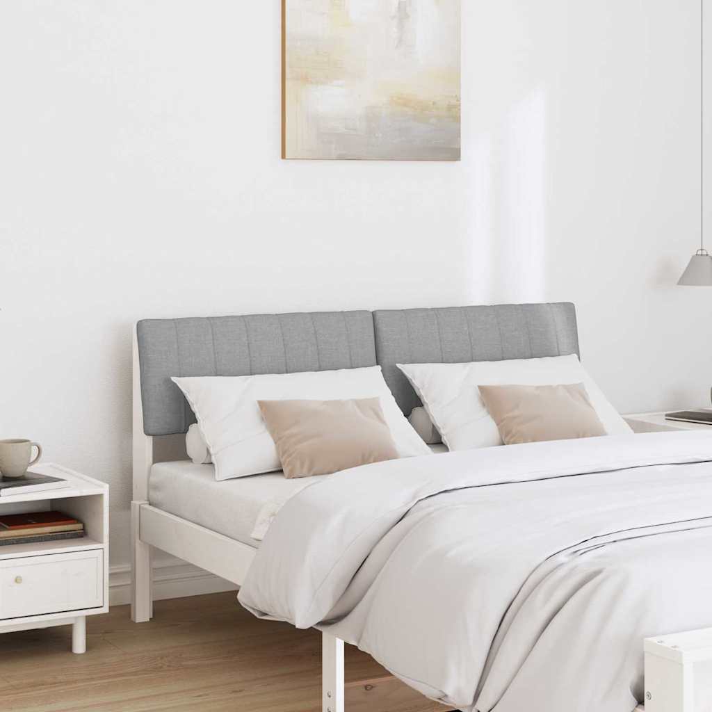 Ταπετσαρισμένο κεφαλάρι Ανοιχτό γκρι 140 cm