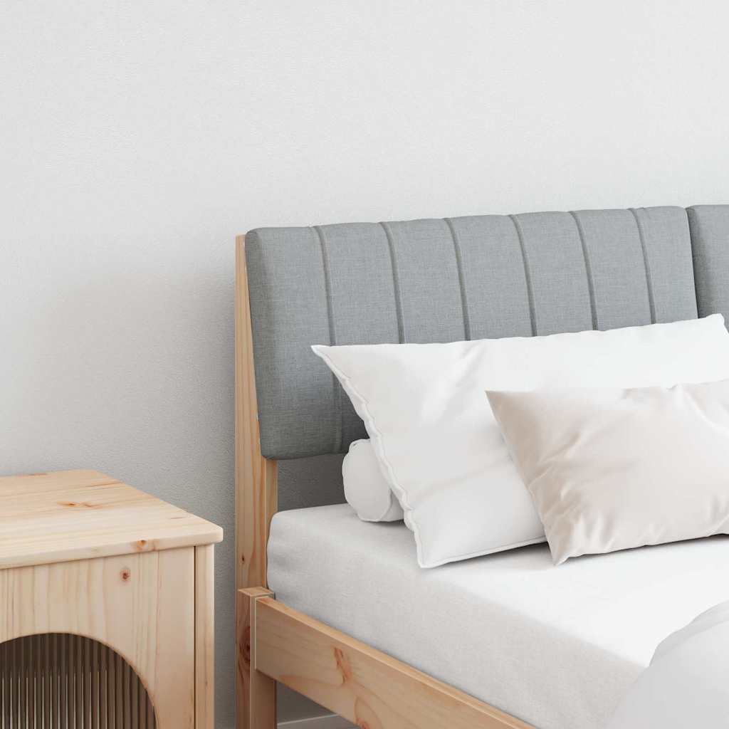 Ταπετσαρισμένο κεφαλάρι Ανοιχτό γκρι 135 cm