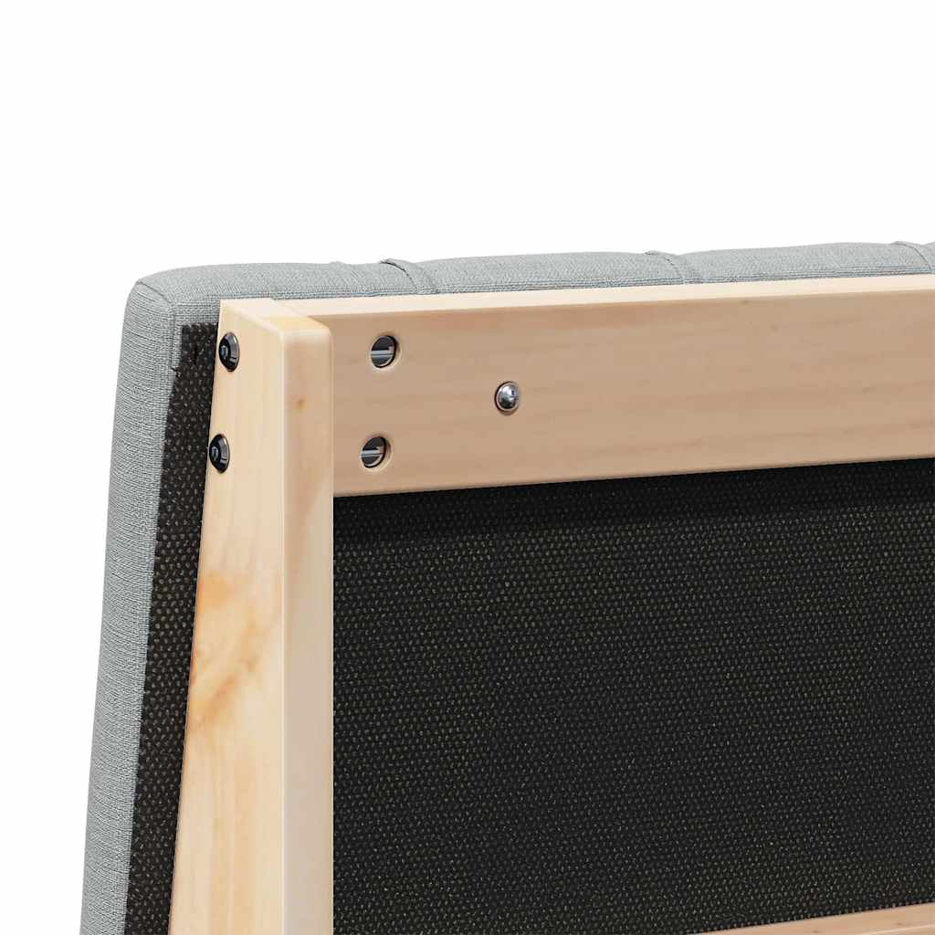 Ταπετσαρισμένο κεφαλάρι Ανοιχτό γκρι 120 cm