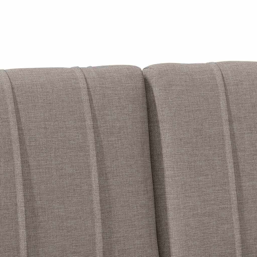 Ταπετσαρισμένο κεφαλάρι Taupe 120 cm Στερεά ξυλεία πεύκου - Pakobazaar