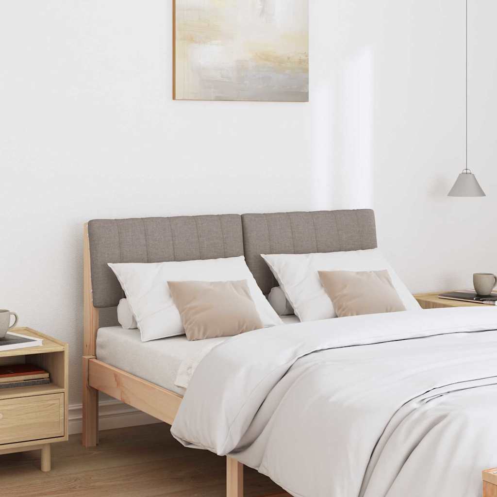 Ταπετσαρισμένο κεφαλάρι Taupe 120 cm Στερεά ξυλεία πεύκου - Pakobazaar