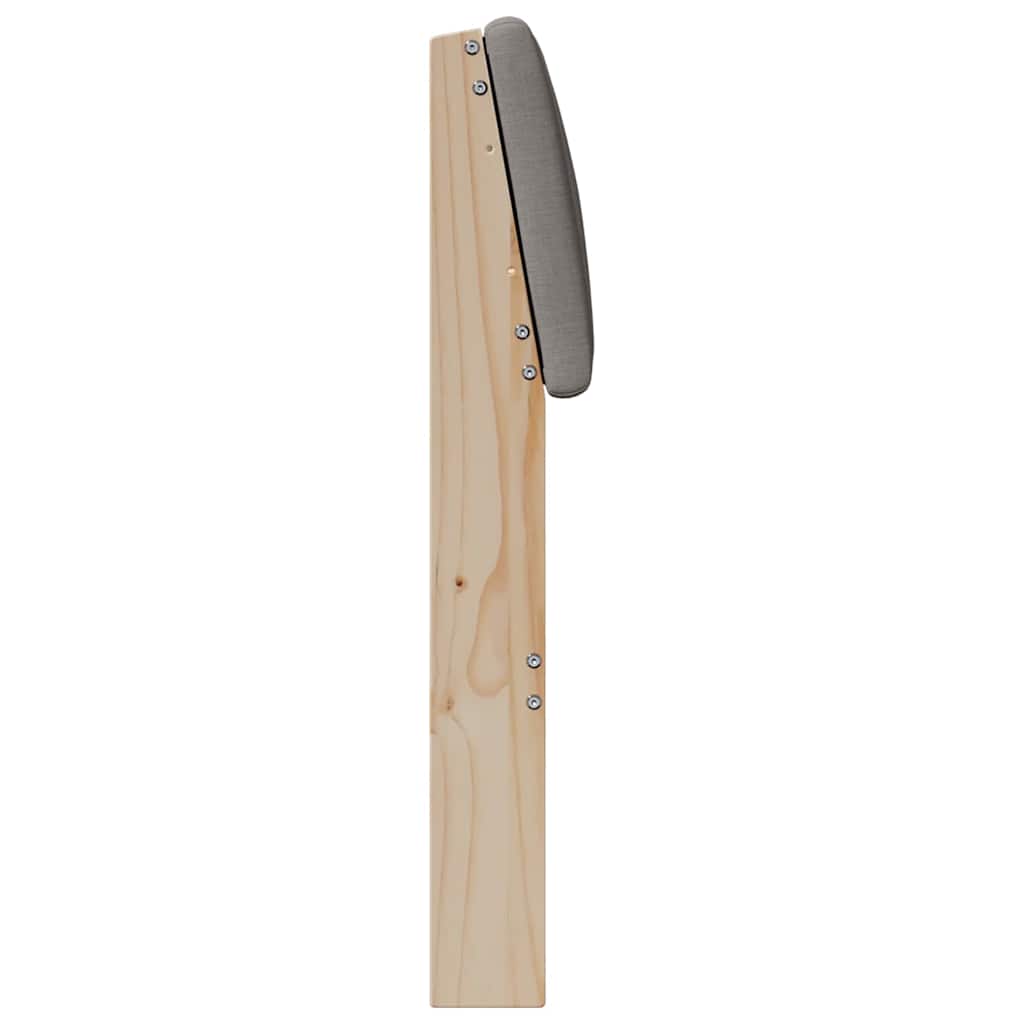 Ταπετσαρισμένο κεφαλάρι Taupe 120 cm Στερεά ξυλεία πεύκου - Pakobazaar