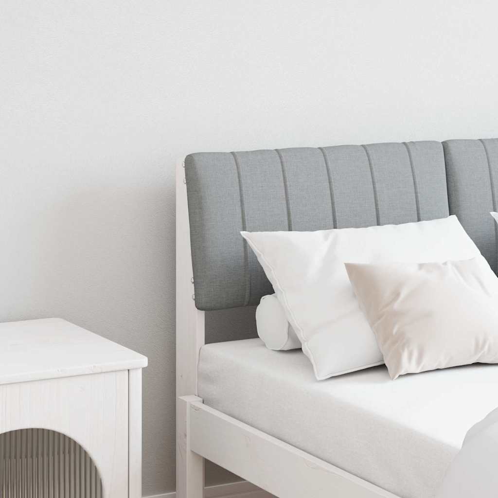 Ταπετσαρισμένο κεφαλάρι Ανοιχτό γκρι 120 cm