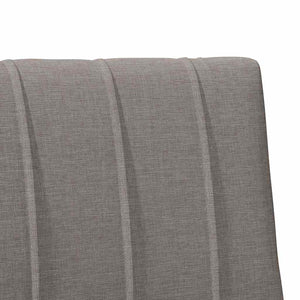 Ταπετσαρισμένο κεφαλάρι Taupe 80 cm Στερεά ξυλεία πεύκου