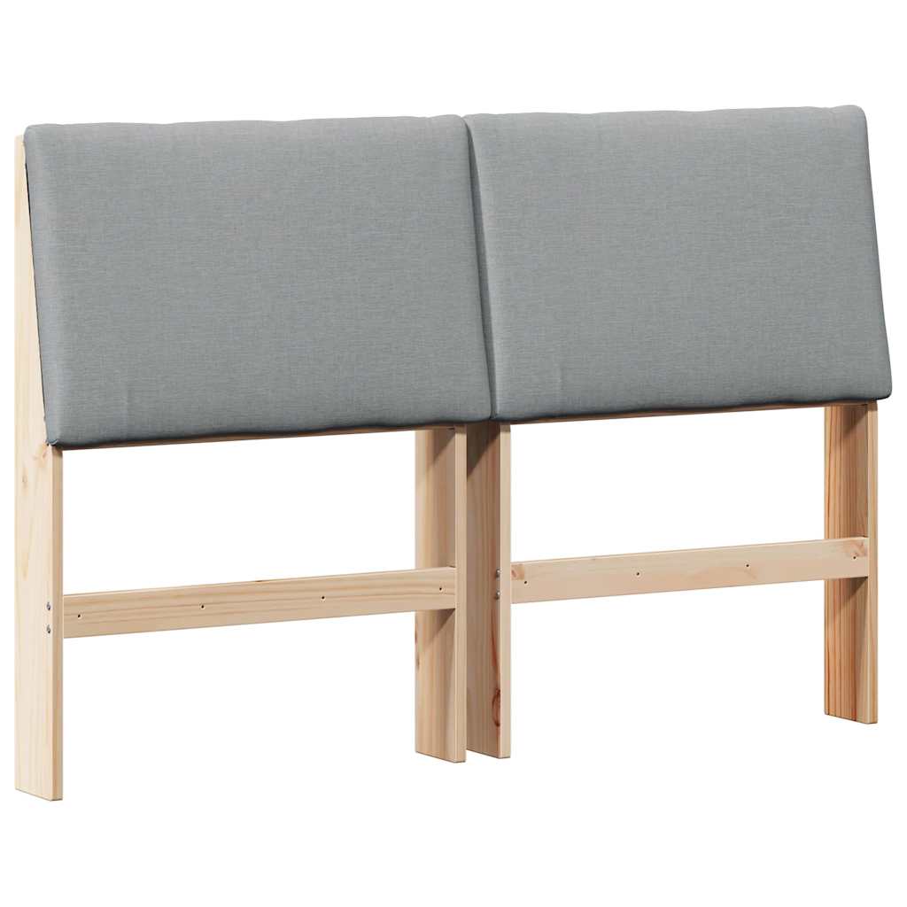 Ταπετσαρισμένο κεφαλάρι Ανοιχτό γκρι 160 cm