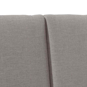 Ταπετσαρισμένο κεφαλάρι Taupe 150 cm Στερεά ξυλεία πεύκου