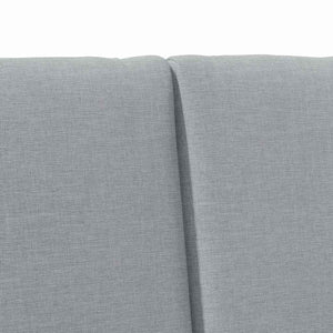 Ταπετσαρισμένο κεφαλάρι Ανοιχτό γκρι 150 cm