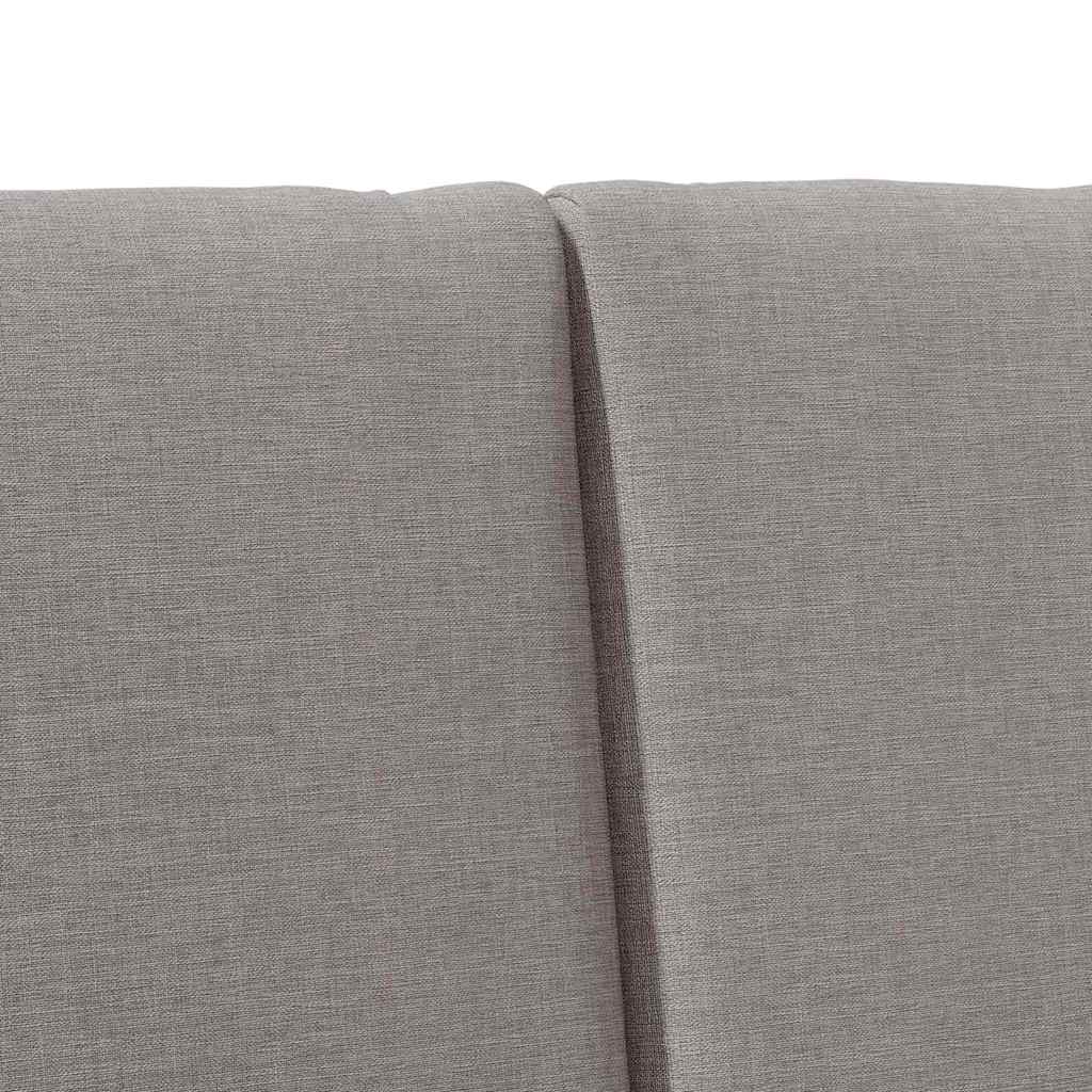 Ταπετσαρισμένο κεφαλάρι Taupe 140 cm Στερεά ξυλεία πεύκου