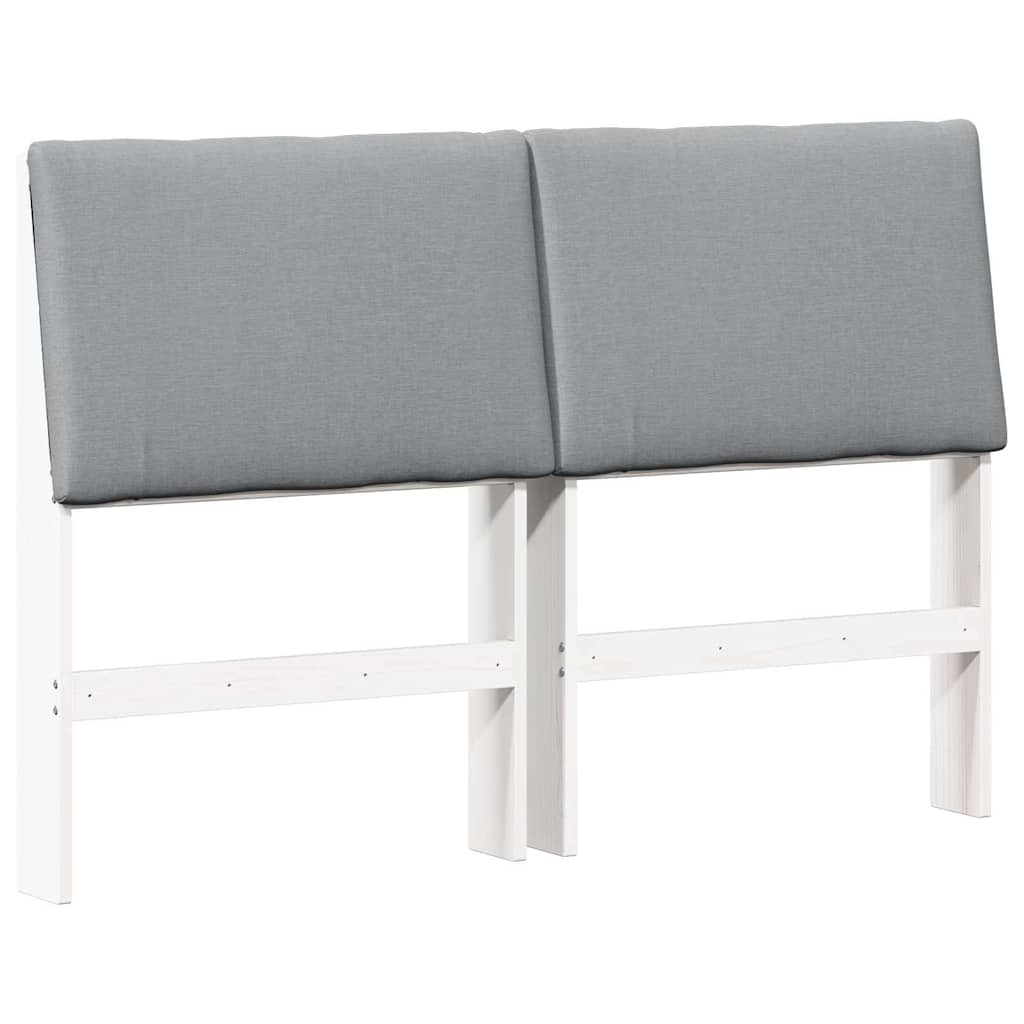 Ταπετσαρισμένο κεφαλάρι Ανοιχτό γκρι 140 cm