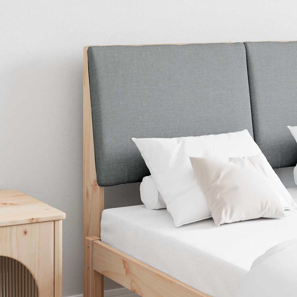Ταπετσαρισμένο κεφαλάρι Ανοιχτό γκρι 135 cm