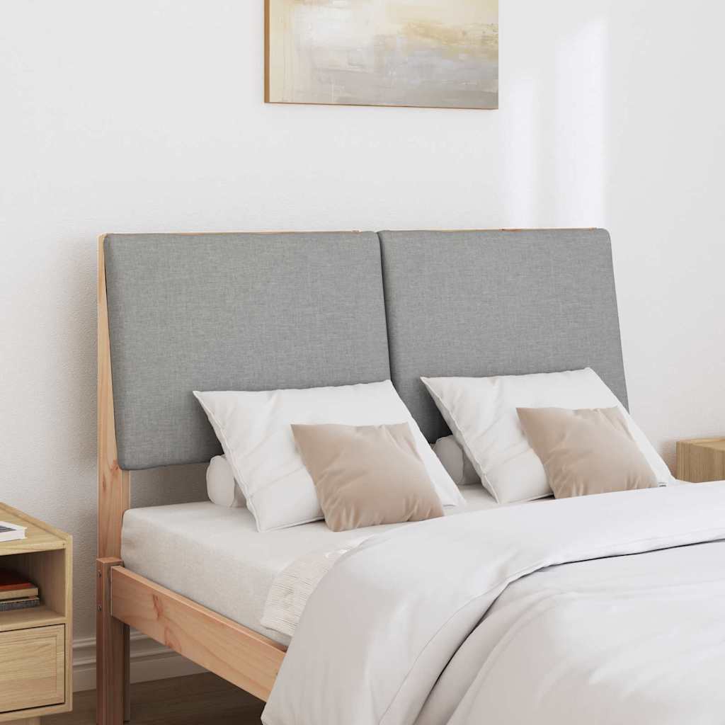 Ταπετσαρισμένο κεφαλάρι Ανοιχτό γκρι 135 cm