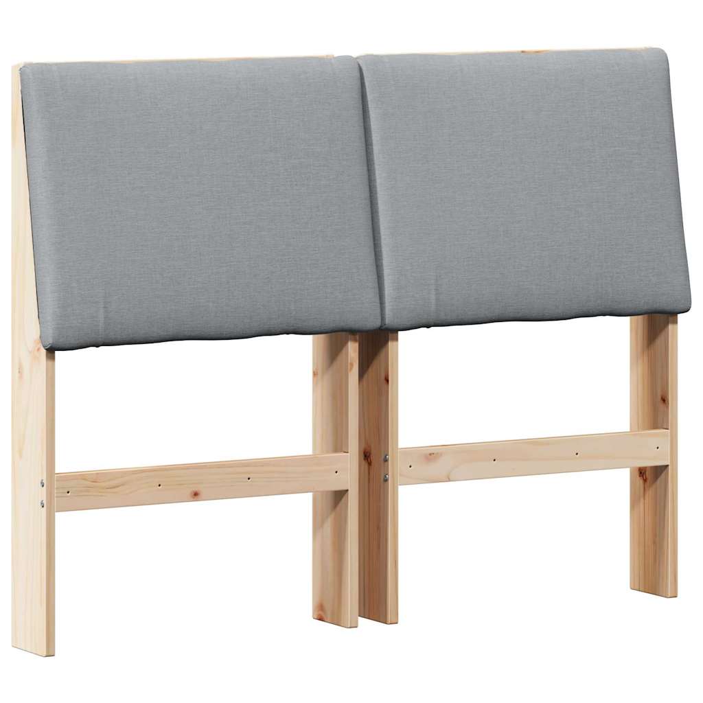 Ταπετσαρισμένο κεφαλάρι Ανοιχτό γκρι 135 cm