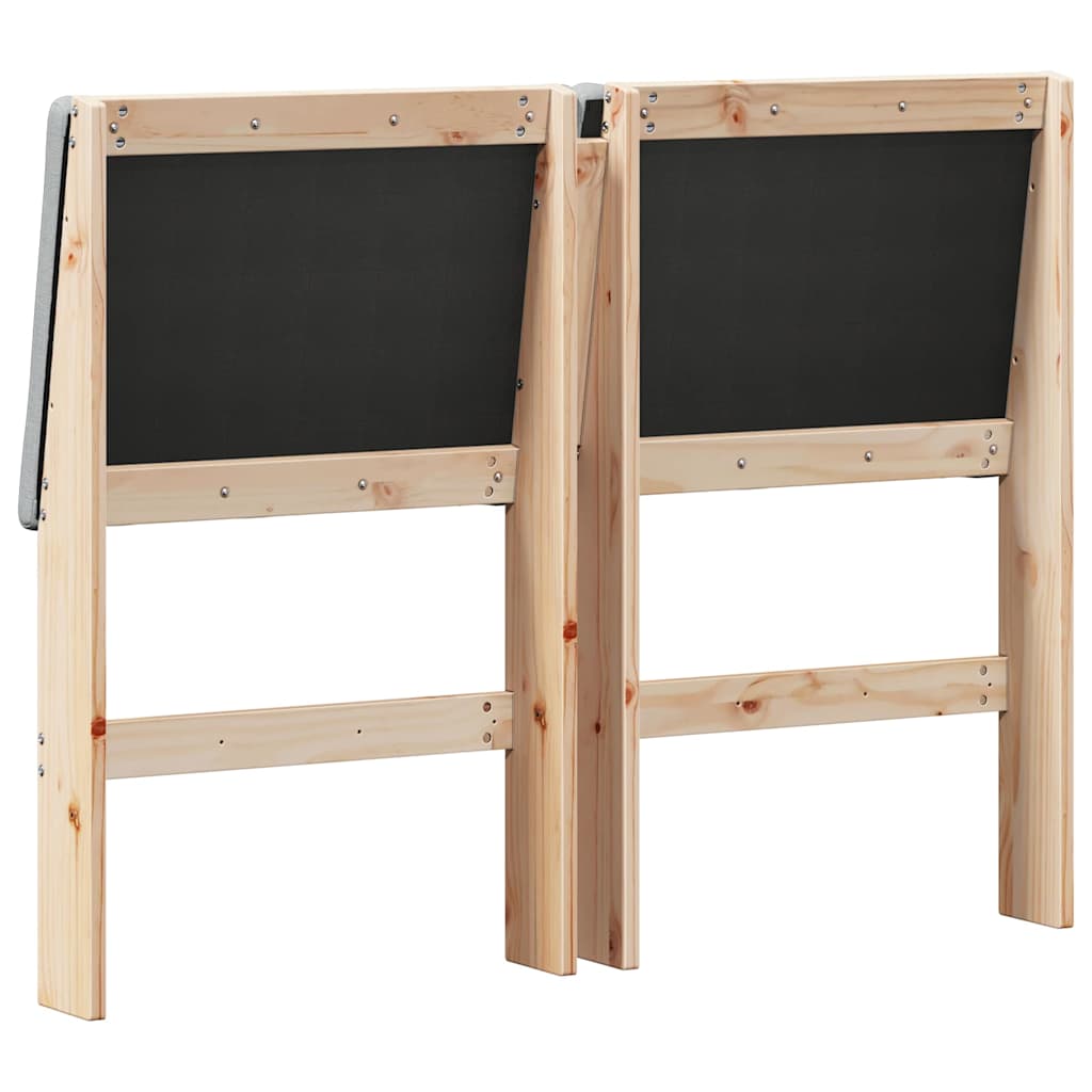 Ταπετσαρισμένο κεφαλάρι Ανοιχτό γκρι 135 cm