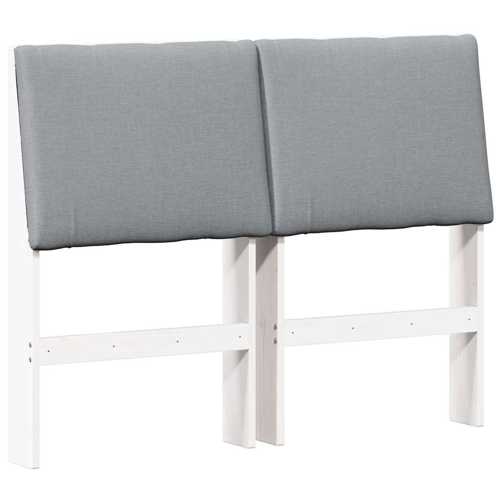 Ταπετσαρισμένο κεφαλάρι Ανοιχτό γκρι 135 cm